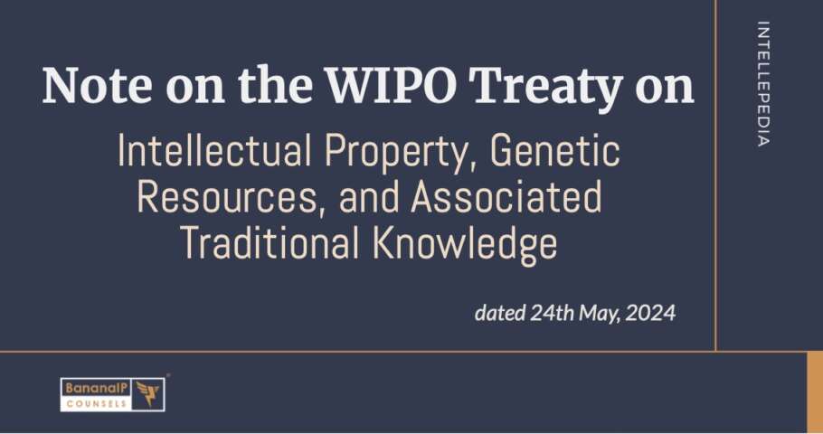 Image accompanying blogpost on "Note on the WIPO Treaty on Intellectual Property, Genetic Resources, and Associated Traditional Knowledge"