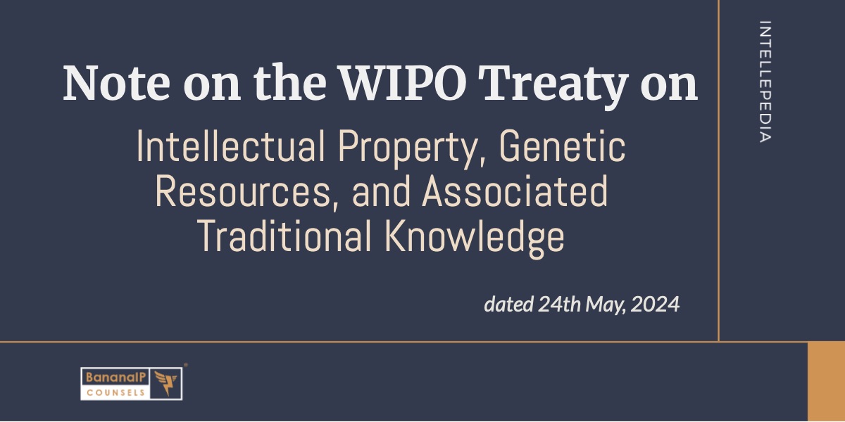 Image accompanying blogpost on "Note on the WIPO Treaty on Intellectual Property, Genetic Resources, and Associated Traditional Knowledge"