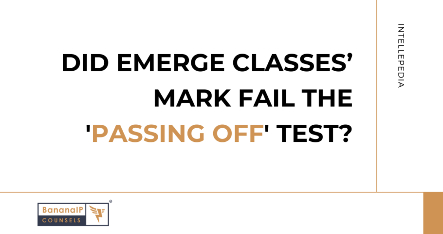 Image accompanying blogpost "Did Emerge Classes' mark fail the 'passing off' test?"