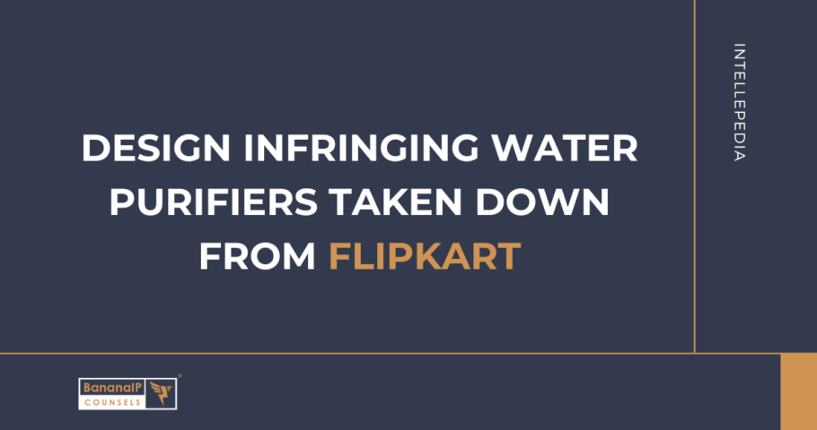 Design infringing water purifiers taken down from Flipkart