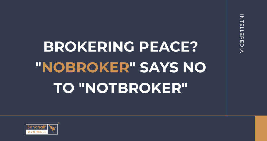 Brokering peace? "Nobroker" says NO to "NotBroker"