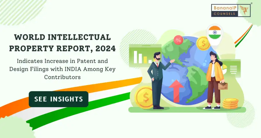 2024 IP Report Indicates Increase in Patent and Design Filings with India Among Key Contributors