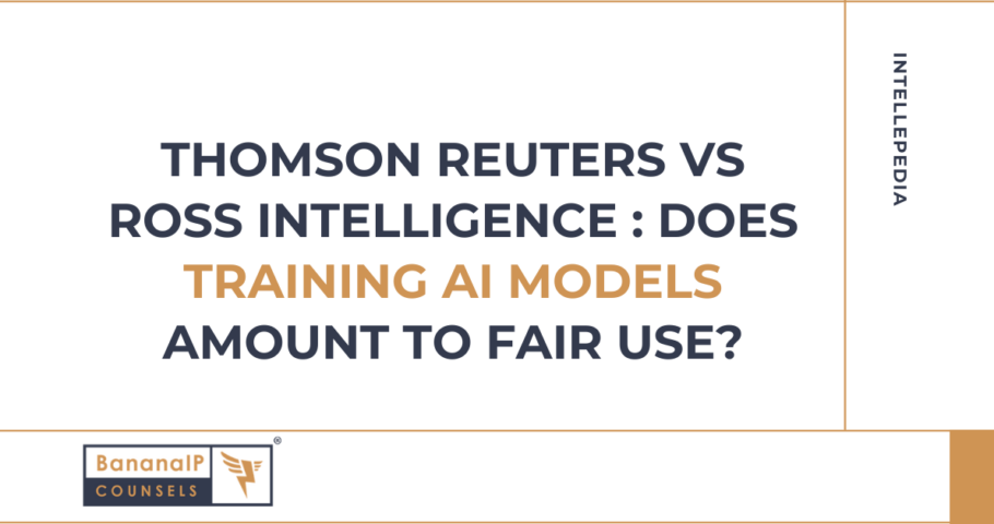 Thomson Reuters vs ROSS Intelligence : Does training AI models amount to fair use?